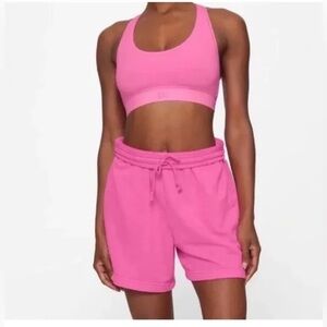 SKIMS Pink French Terry Women's Shorts